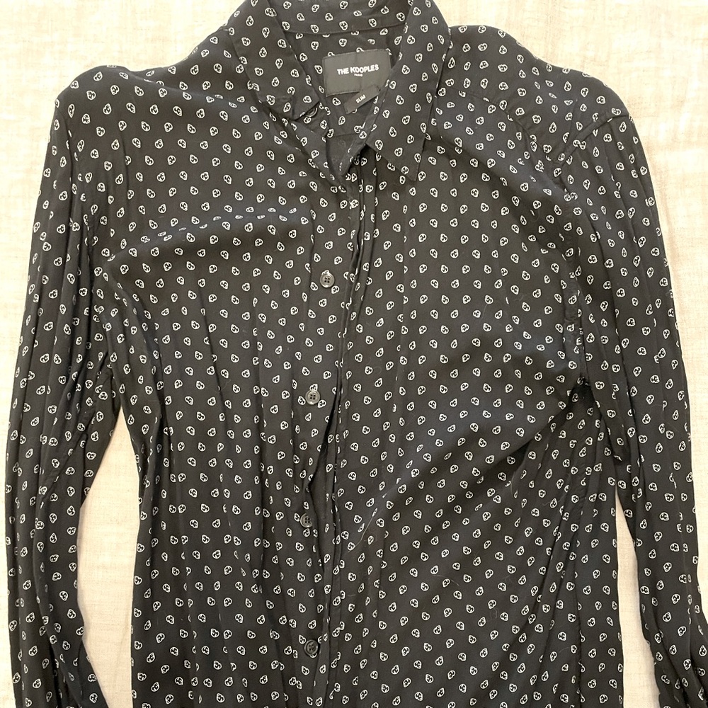 The Kooples Skull Blouse